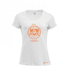 La t-shirt bianca Mom Power